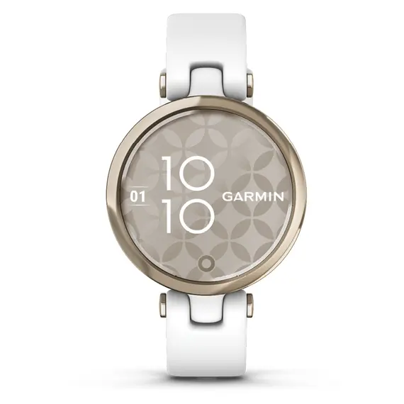 שעון חכם Garmin Lily - ספורט, ספורטיבי - לבן זהב (רצועת סיליקון)