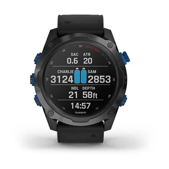 Garmin Descent Mk2i - Smart Sports Watch with Diving Computer, Titanium Carbon