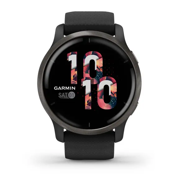 Garmin Venu 2 - Smart Sports Watch, Black Slate