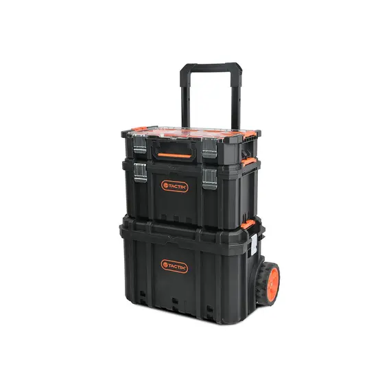 Tactix 320382 - 3 Toolboxes With Wheels
