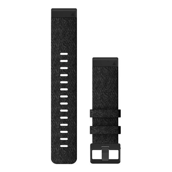 רצועה 22 מ"מ לסדרת Fenix 5/6 ו- Fr935/945, שחור מעוצב (סיבים)