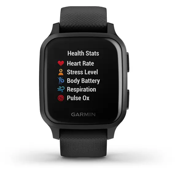 Garmin Venu Sq - Sport Smart Watch, GPS, Black/Slate