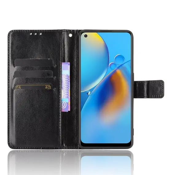 Leather Wallet Protective Cover for oppo A74