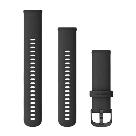 Quick Release Strap for Garmin Vivoactive 4, Venu 2, 22mm, Slate Black