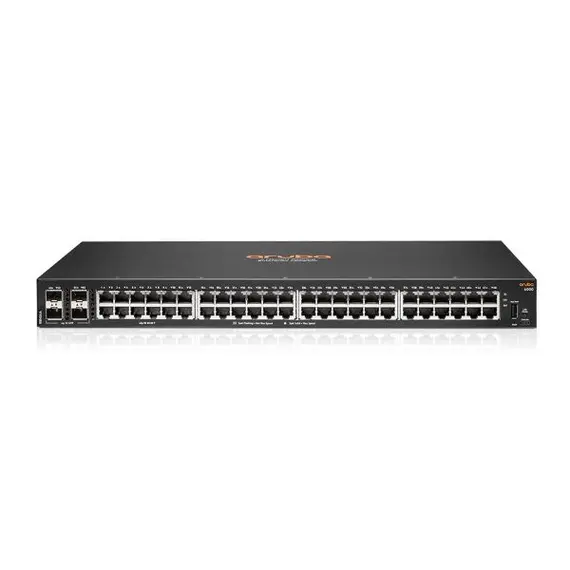 Aruba 6000 R8N86A - Network Switch, 48G, 4SFP, Managed, L3, Gigabit Ethernet (10/100/1000), 1U