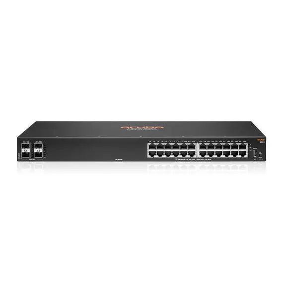 Aruba 6000 R8N88A - Network Switch, 24G, 4SFP, Managed, L3, Gigabit Ethernet (10/100/1000), 1U