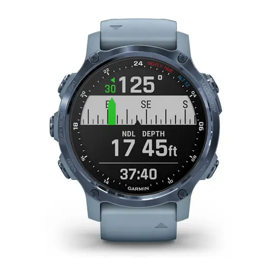 Garmin Descent Mk2s - Smart Sport Watch with dive computer, Mineral Blue
