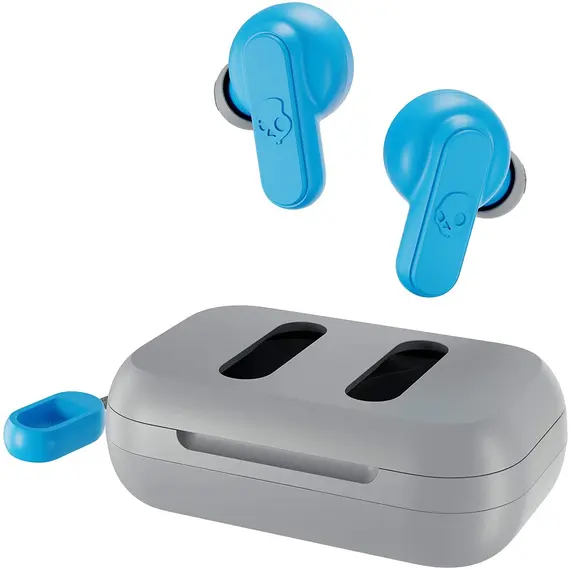 אוזניות אלחוטיות Dime® True Wireless Earbuds, תכלת-אפור