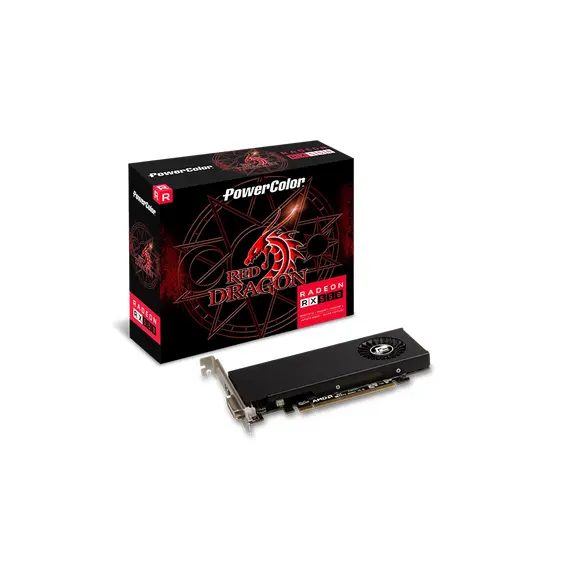 PowerColor Red Dragon AXRX 550 4GBD5-HLE - Graphics Card, AMD Radeon, RX 550, 4GB, GDDR5