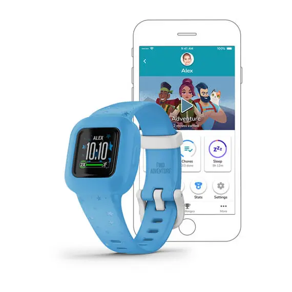 Garmin Vivofit jr. 3 - Activity Bracelet for Children, Blue Stars