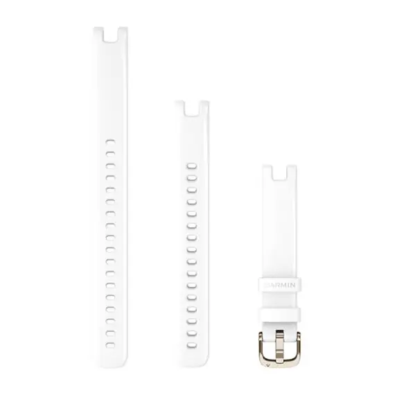 Strap For Garmin Lily, 14mm, Cream White