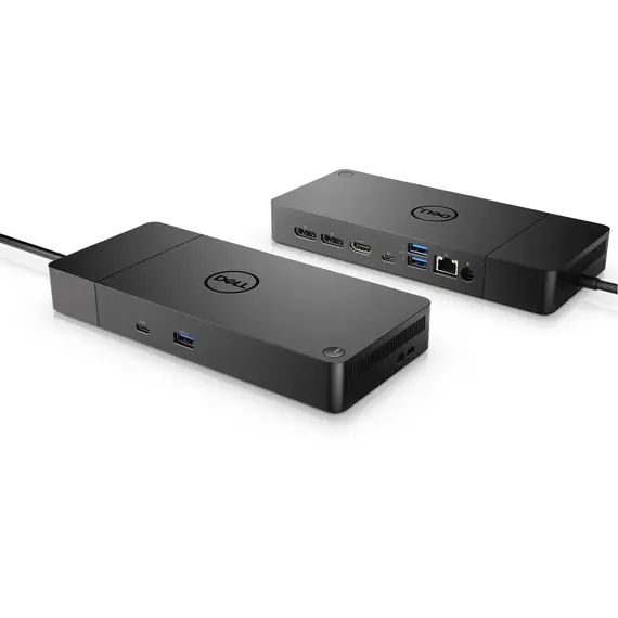 DELL WD19S - Wired Dock Station, 180W, USB 3.2 Gen 2 (3.1 Gen 2), Type-C, Black