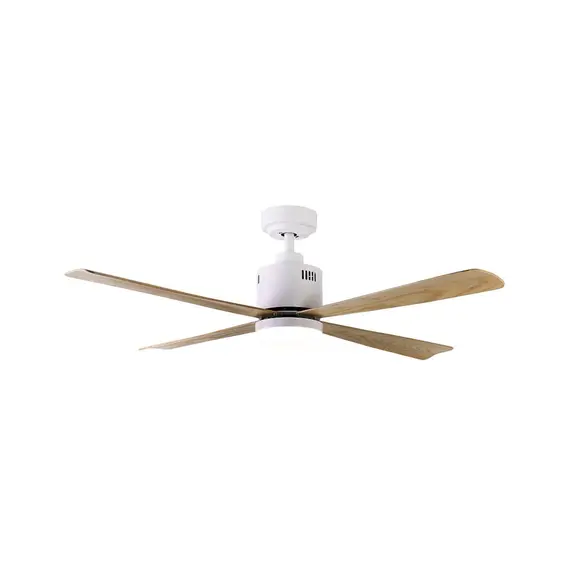 Semicom SM-DC8551W/25CT - 52", Ceiling Fan, White/Wood