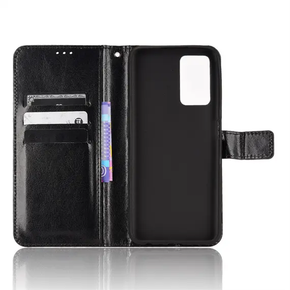 Leather Wallet Protective Cover for OPPO A76/A96