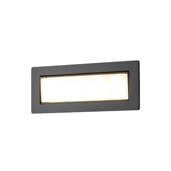 שקוע קיר IP54 6W TRIESTE-שחור