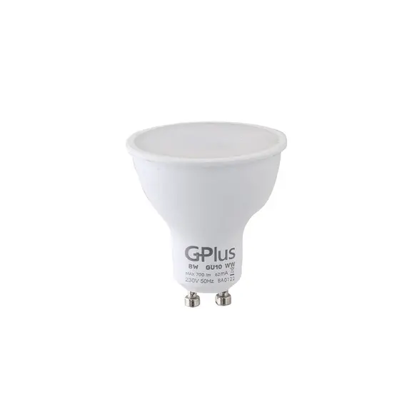נורת לד 8W 230V GU10-אור צהוב