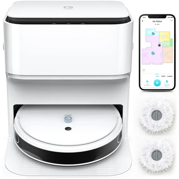 Yeedi Mop Station - Robotic Vacuum Cleaner and Scrubber with Self-Cleaning Station