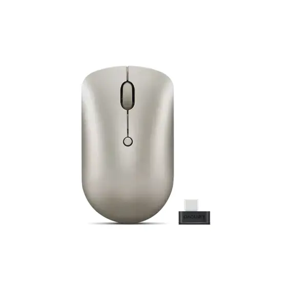 Lenovo 540 - Mouse, Ambidextrous, RF Wireless, Optical, 2400 DPI, Sand