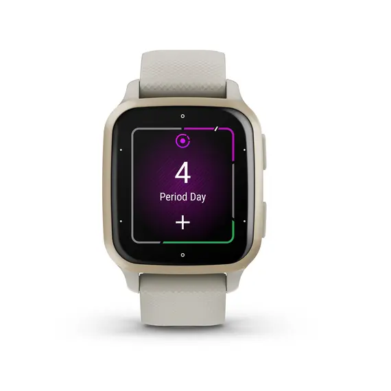 Garmin Venu Sq2 Music - Smart Sports Watch Cream Gold - Gray Band