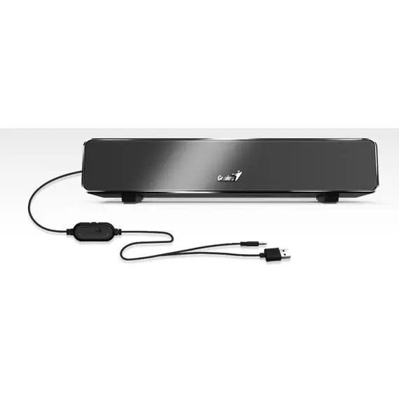 Genius Mini SoundBar100 - Mini SoundBar, USB, AUX, Black