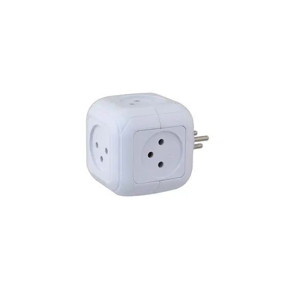 Semicom SW-CUB5 - 5 Sockets Cube Power Splitter