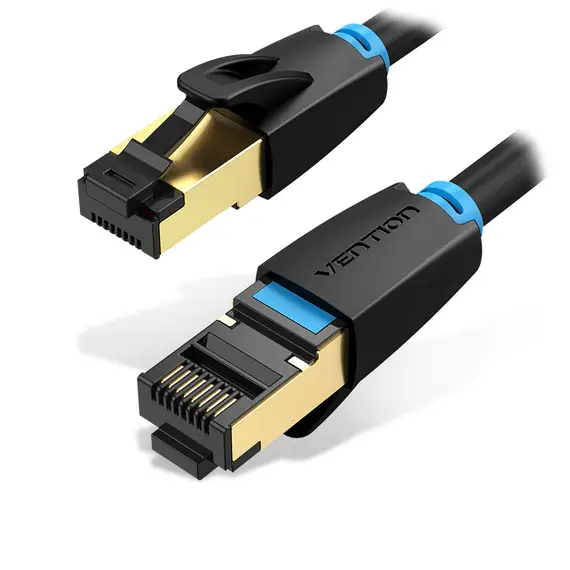 Vention IKABJ - Network Cable, CAT8, SSTP, 40Gbps/2000Hz/28AWG/Gold, 5M