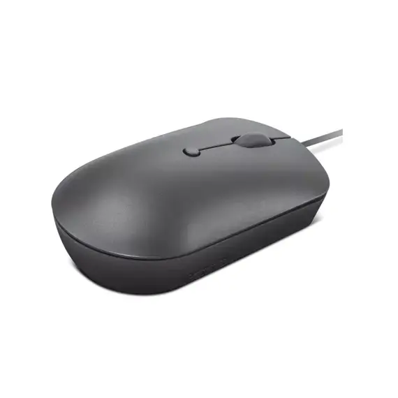 Lenovo 540 - Mouse, Wired, Ambidextrous, Optical, 2400 DPI, Grey