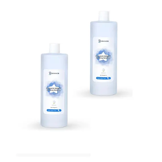 Washing Liquid (2 x 1 L) for Ecovacs Robotic Vacuum Cleaners