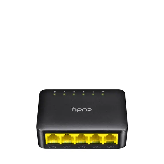 Cudy GS105D - Network Switch, Gigabit Ethernet (10/100/1000), Black