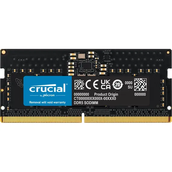 Crucial CT8G48C40S5 - 8GB Memory Module, DDR5, 4800MHz