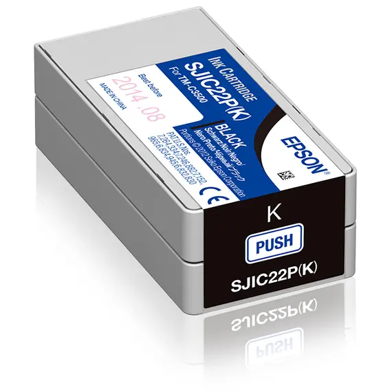 Epson SJIC22P(K) - Ink cartridge for ColorWorks C3500, Black