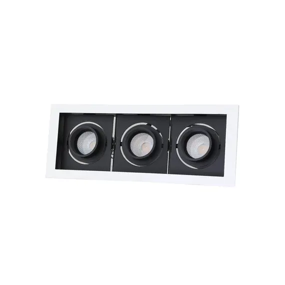 Megaman MQTL5001-LED15X3/WW - Recessed Spotlight, 3X15W, 30X12, Warm Light