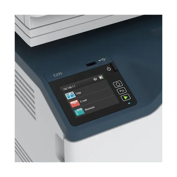 Xerox C235 - Multifunction Laser Printers, A4, 22ppm, Wireless Copy/Print/Scan/Fax, PS3, PCL5e/6, ADF, 2 Trays, Total 251 Sheets, 2 image