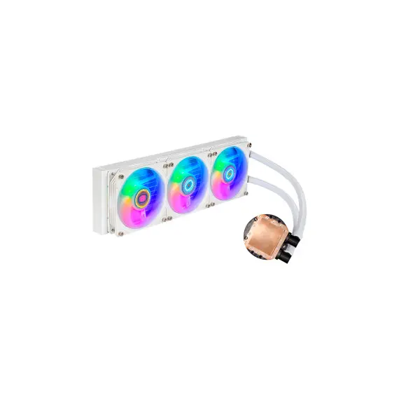 CoolerMaster PL360 Flux - Liquid CPU Cooler, White