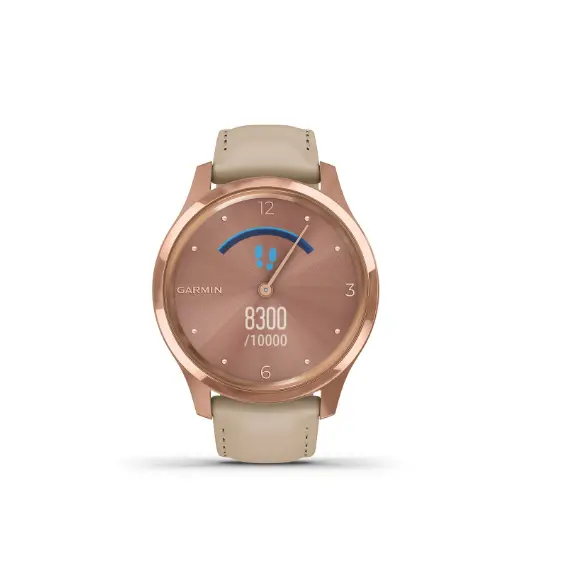 שעון חכם Vivomove Luxe, Rose Gold-Beige, Leather