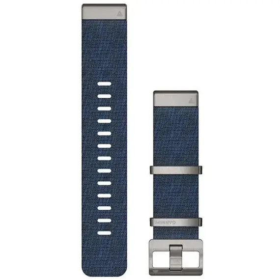 רצועת QuickFit® 22 Watch Bands Jacquard Indigo לשעון GARMIN, רצועה 18ממ Quick Release לשעוני ריצה