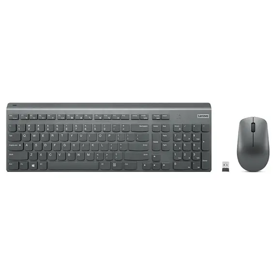 Lenovo Select GX31D10723 - Wireless Keyboard + Mouse Combo, Grey