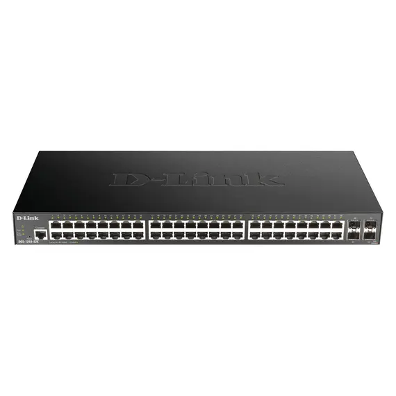 D-Link DGS-1250-52X - Network Switch, Managed, L3, Gigabit Ethernet (10/100/1000), Black