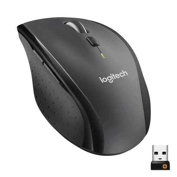 Logitech Marathon M705 - Wireless Mouse, Charcoal