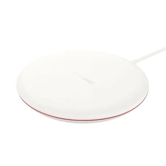 Huawei CP60 - Fast Wireless Charging Pad, Indoor, White/Red