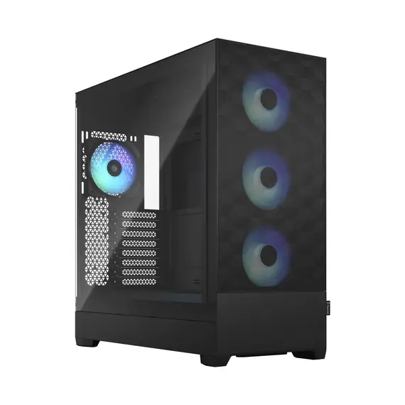 Fractal Design Pop XL Air RGB - Gaming PC Case,  TG, Clear Tint, Black