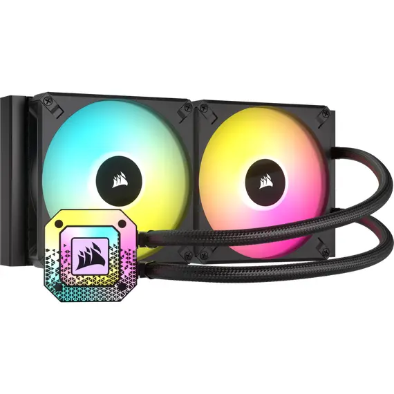 Corsair CUE H115i ELITE CAPELLIX XT - Liquid CPU Cooler, 14cm, Black
