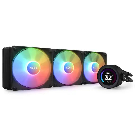 NZXT Kraken Elite 360 RGB - CPU Water Cooler, Black