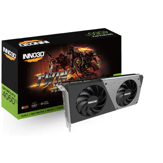 Inno3D GeForce RTX 4060Ti (DLSS 3) TWIN X2 8GB GDDR6