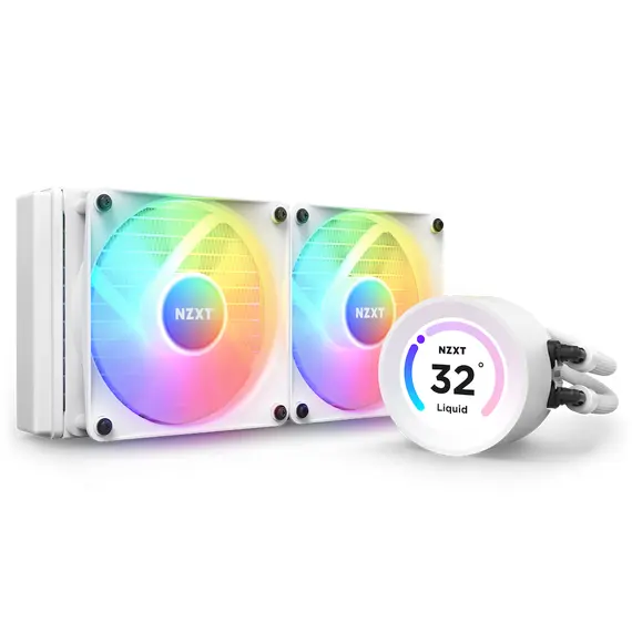 NZXT Kraken Elite 240 RGB - CPU Water Cooler, White