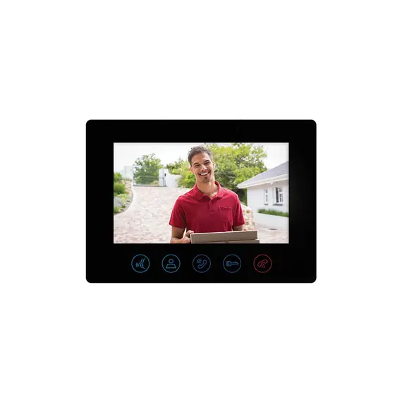 Semicom INT-LCD1 - 7" Intercom Screen , Black