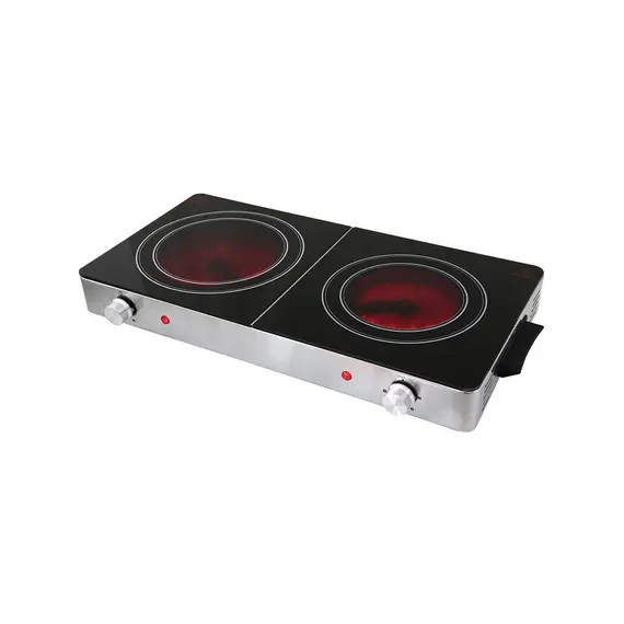 כירה חשמלית קרמית כפולה 3000W