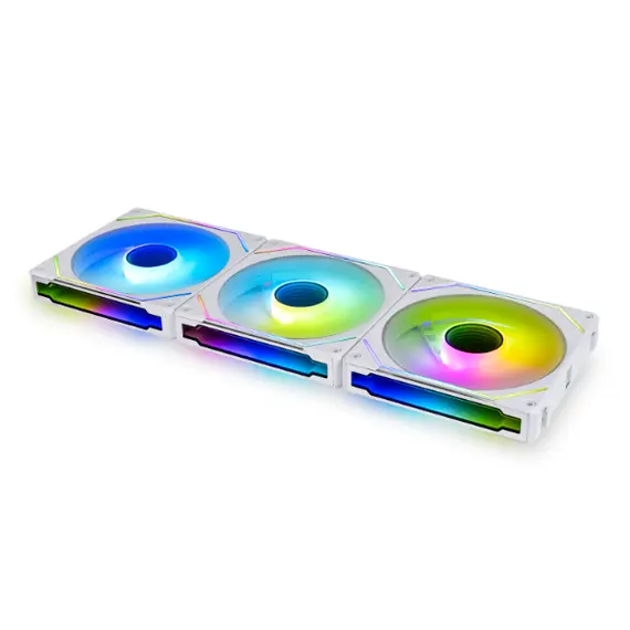 Lian-Li UF-SLIN120-3W - PC Case Fan, 120mm, 3-Fan, White