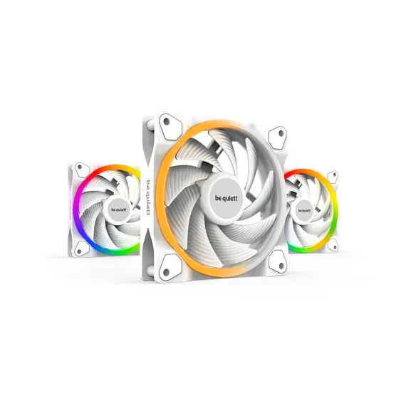 be quiet! Light Wings BL101 - PC Case Cooler, 3-Fan, 12cm, White