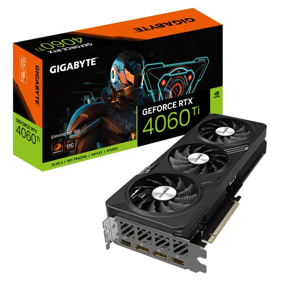 Gigabyte GeForce RTX 4060 Ti GAMING OC 16G - Video Card, NVIDIA, 16GB, GDDR6
